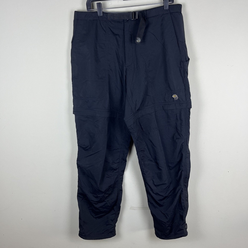 Men's Black Convertible Outdoor Pants